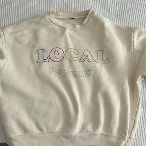 Madhappy X Swarovski Cream Sweatshirt